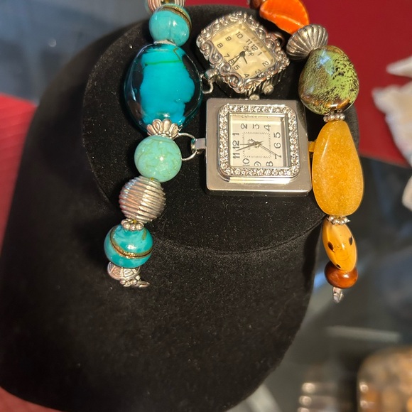 To watch faces and two beaded bracelets bands - Picture 8 of 16